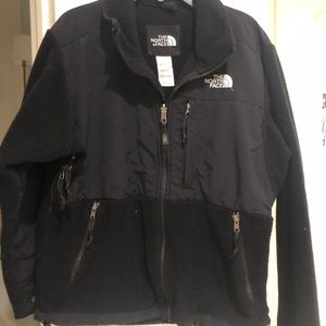 THE NORTH FACE black fleece full zip jacket